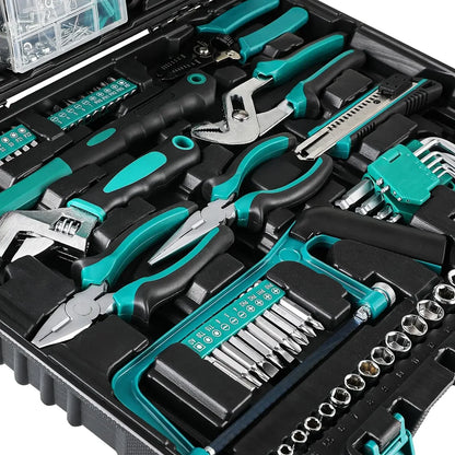 198-Piece - Hand Tool Set, Ratchet, Socket, Tool Set