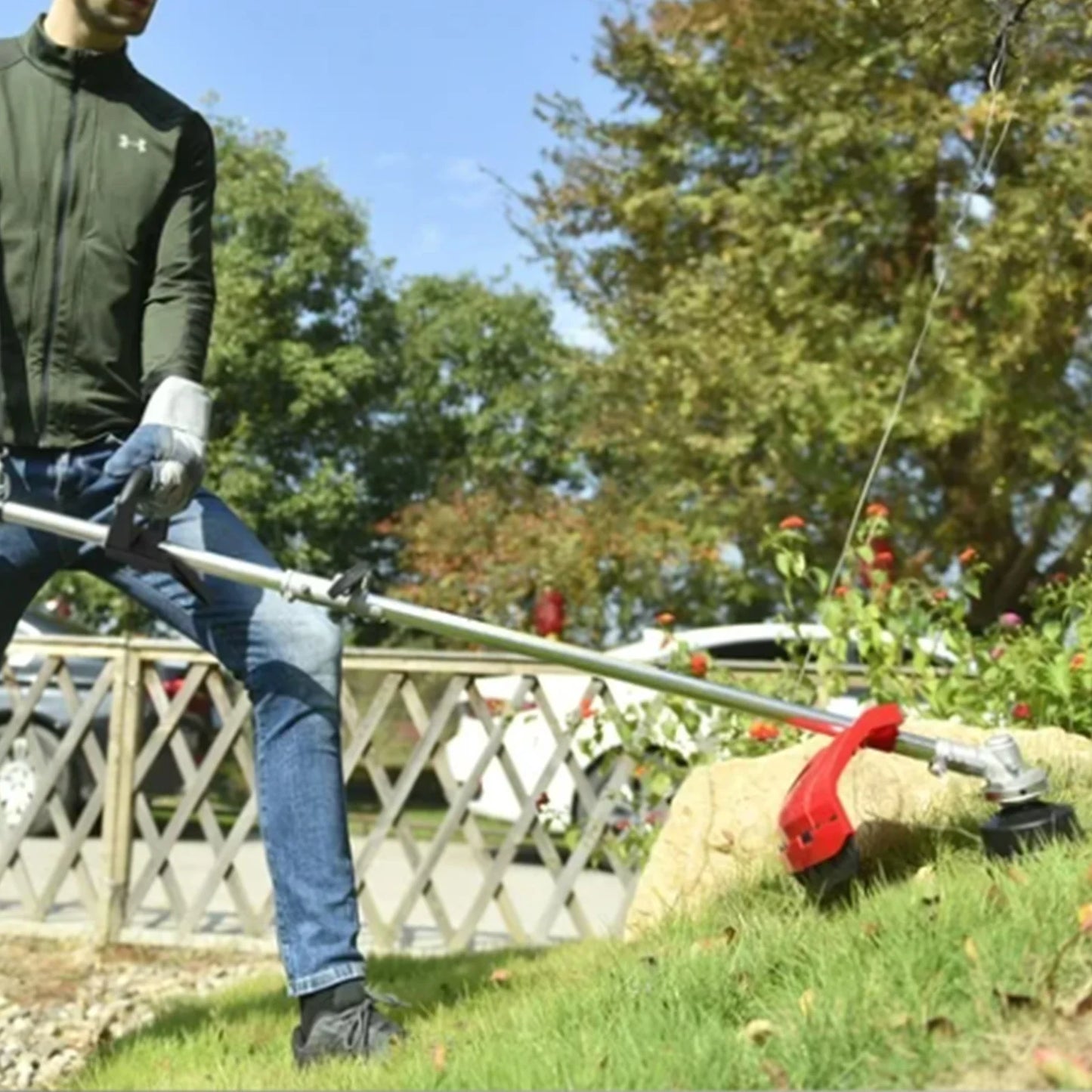 4-Stroke, 31cc, 15lbs - GAS WEED EATER W/13" STRAIGHT SHAFT TRIMMER