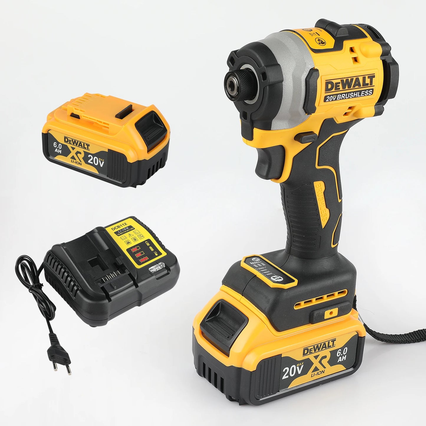 DEWALT DCF850 20V Cordless Lithium-Ion Screwdriver High-Torque 3-Speed Rechargeable Powerhouse for All Work Needs
