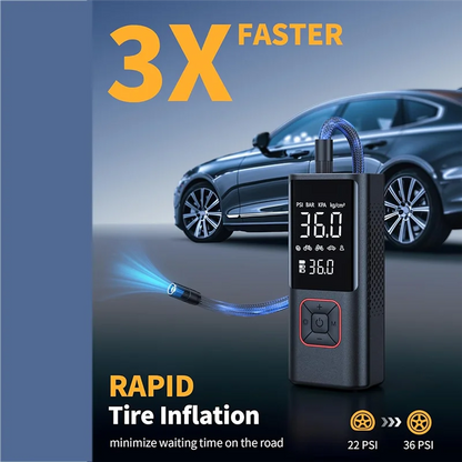 150 psi - CORDLESS PORTABLE AIR COMPRESSOR TIRE INFLATOR