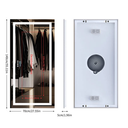 SMART LED XXL BATHROOM VANITY MIRROR W/BLUETOOTH