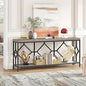 2-Tier, 70.86in - MODERN MID-CENTURY NARROW ACCENT CONSOLE TABLES