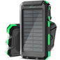 38800mAh LIGHTWEIGHT MOBILE SOLAR POWER BANK W/BUILT-IN CABLE