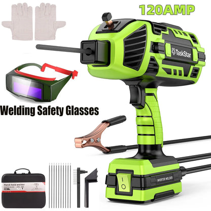 20 amps-120 amps - Portable Handheld Stick Welder Machine ARC Welder Gun