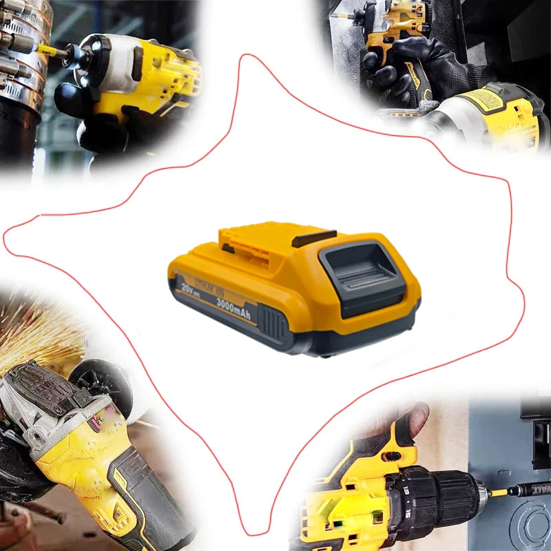20V  DCB203 Rechargeable Li-ion Battery 3.0Ah For Dewalt Tools DCB205 DCB182 DCB206 DCB204 DCB200 DCB180 DCD DCF DCG Series