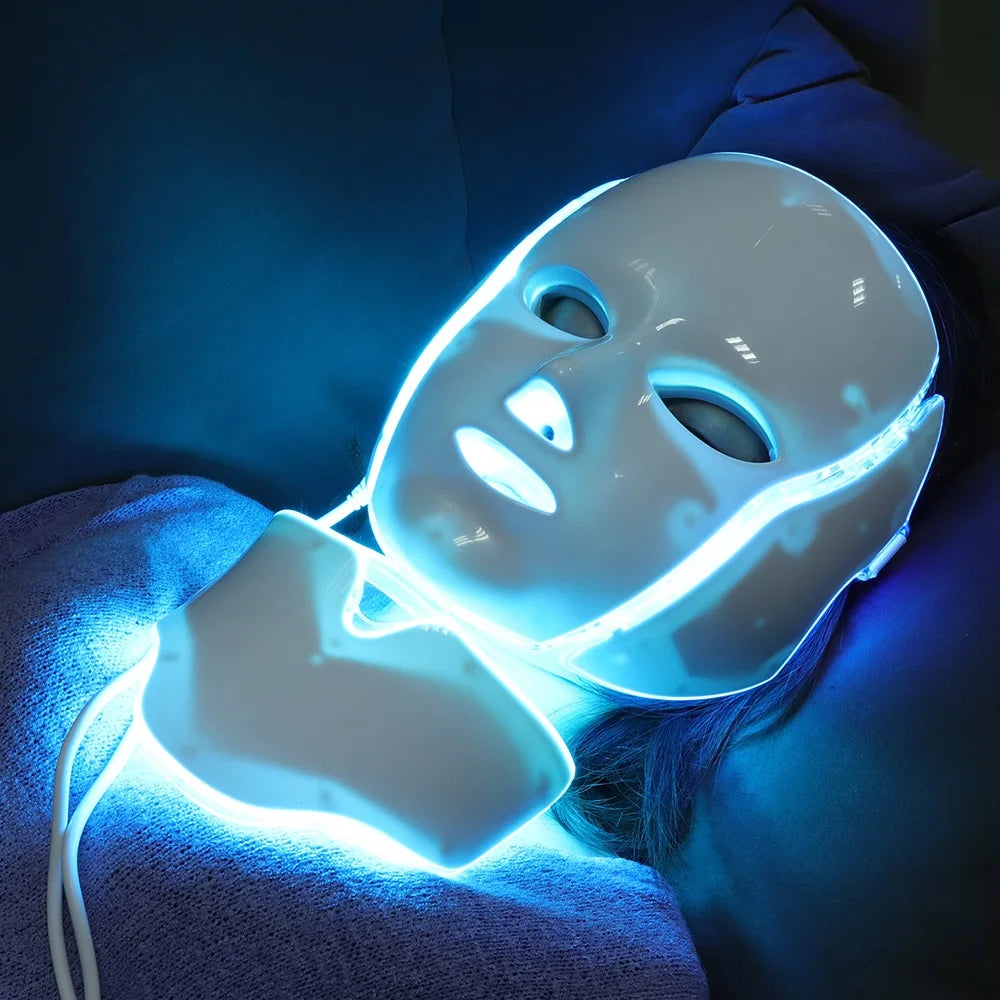 7-Colors Anti-Aging LED Face Neck Beauty Skin Care