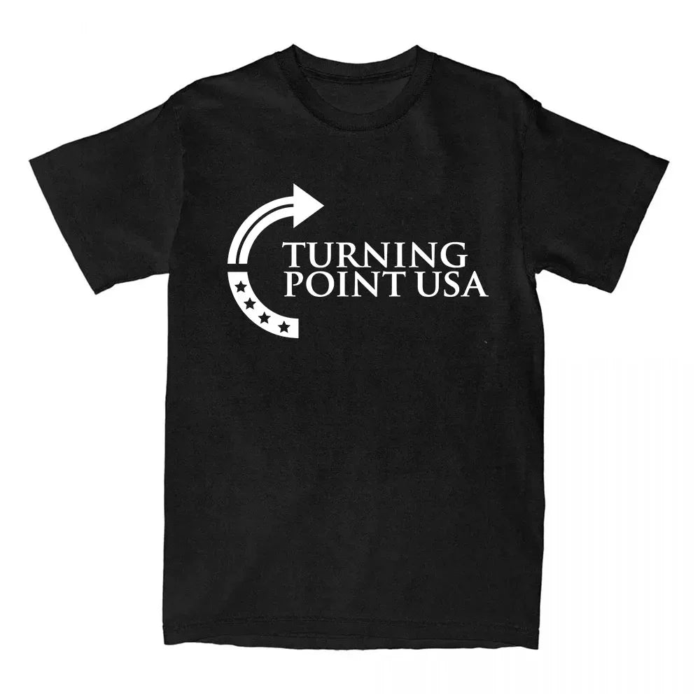 TURNING POINT USA SHORT SLEEVE COTTON T-SHIRT