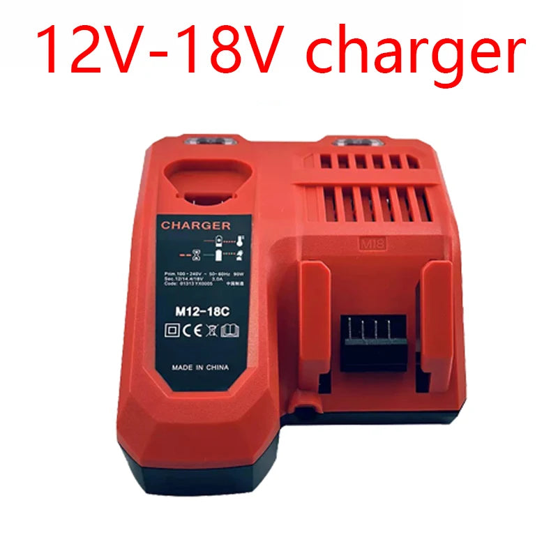18V, 12.0Ah -M18-HB3 Replacement Battery High Energy for  Original Milwaukee M12-18FC Charger 48-11-1815