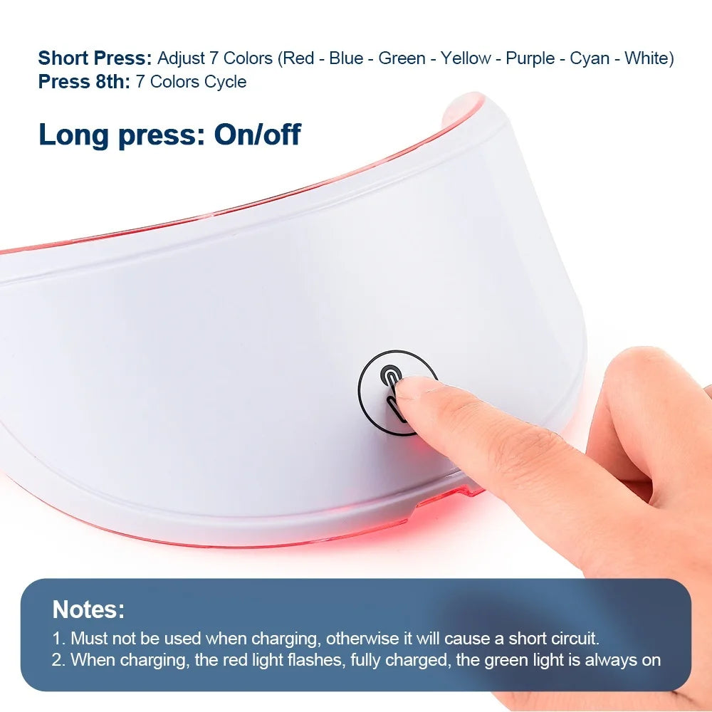 7-Colors - LED Neck Mask Anti-Wrinkle Skin Care