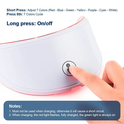 7-Colors - LED Neck Mask Anti-Wrinkle Skin Care