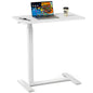 SOFA TABLE W/HIDDEN WHEELS & ADJUSTABLE HEIGHT