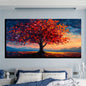 1.5in THICK WOODEN FRAMED LARGE TREE OF LIFE