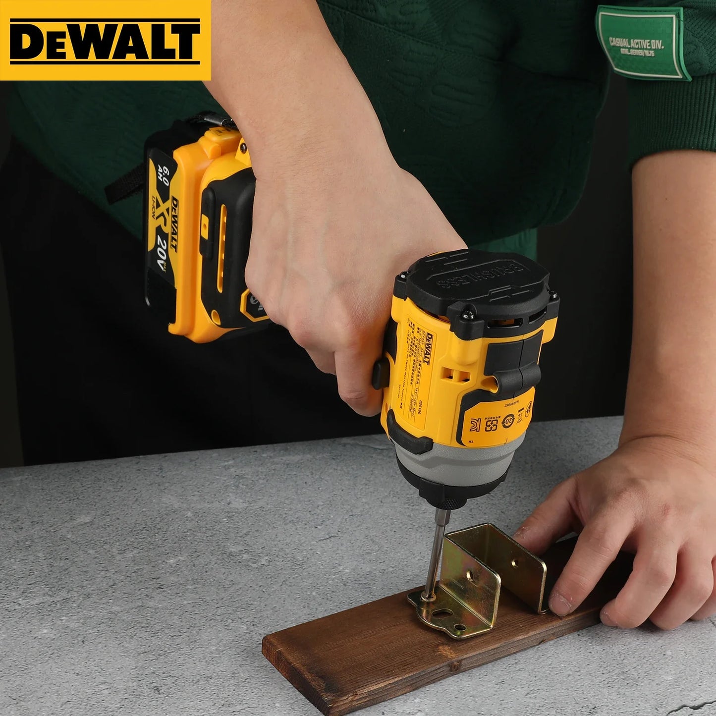 DEWALT DCF850 20V Cordless Lithium-Ion Screwdriver High-Torque 3-Speed Rechargeable Powerhouse for All Work Needs