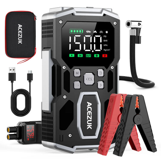 3000A/4000A/5000A - PORTABLE JUMP STARTER POWER BANK & AIR PUMP