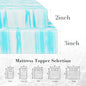 2-3in - SOFT COOLING GEL MEMORY FOAM FULL SIZE MATTRESS TOPPER
