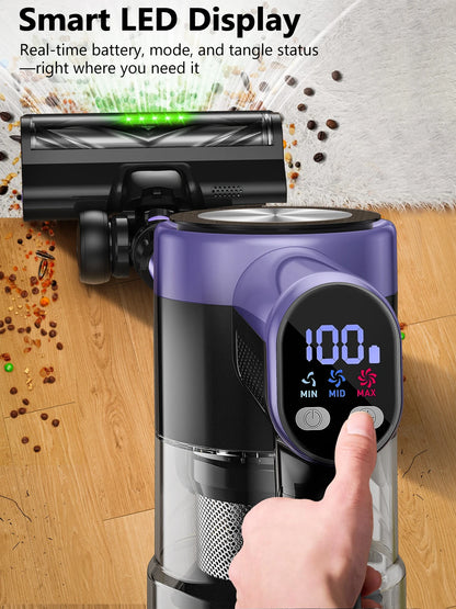 50Watts/55KPA - Cordless Handheld Vacuum Cleaner, 60-Minute Battery Capacity
