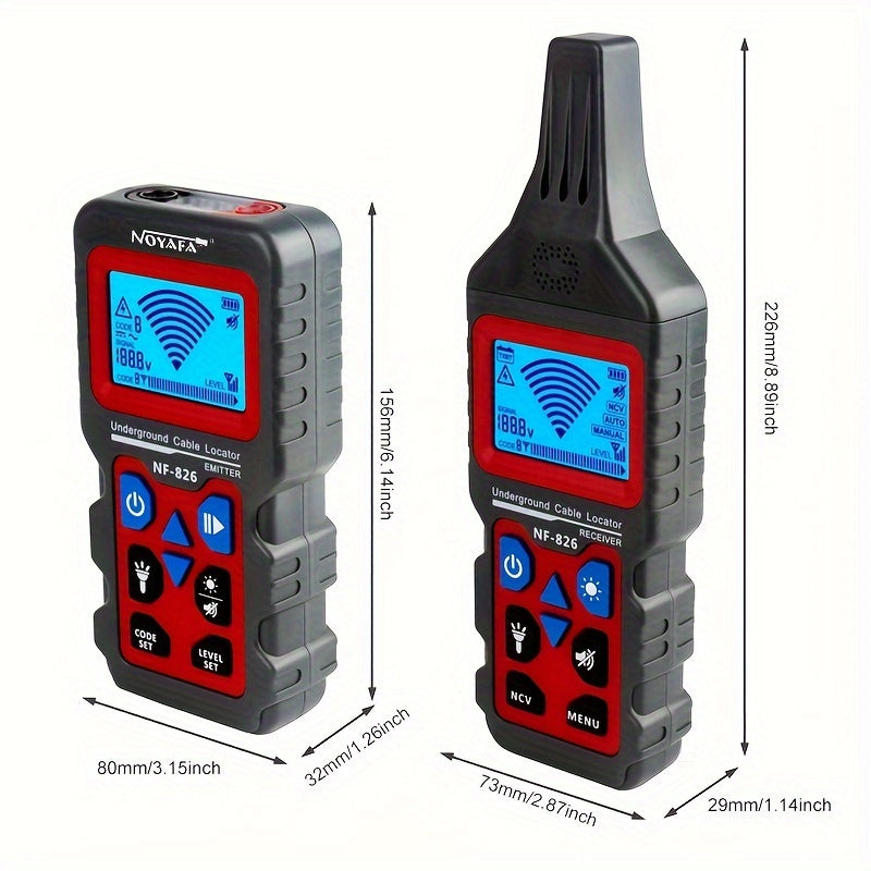 UNDERGROUND CABLE/WIRE/PIPE LOCATOR CIRCUIT TRACER