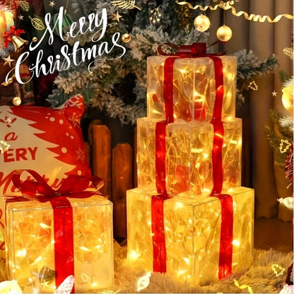 SET OF 3 - EXQUISITE CHRISTMAS NIGHT LIGHT DECORATIONS