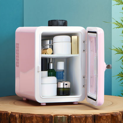 4-LITRE - DUAL PURPOSE MINI REFRIGERATOR DRINK COOLER/COSMETICS