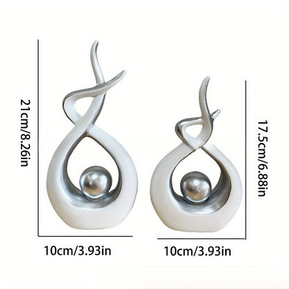2pcs - ADVANCED LIGHT LUXURY RESIN HOME DECORATION