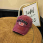 VINTAGE WASHED AMERICAN FLAG SOFT TOP BASEBALL CAP