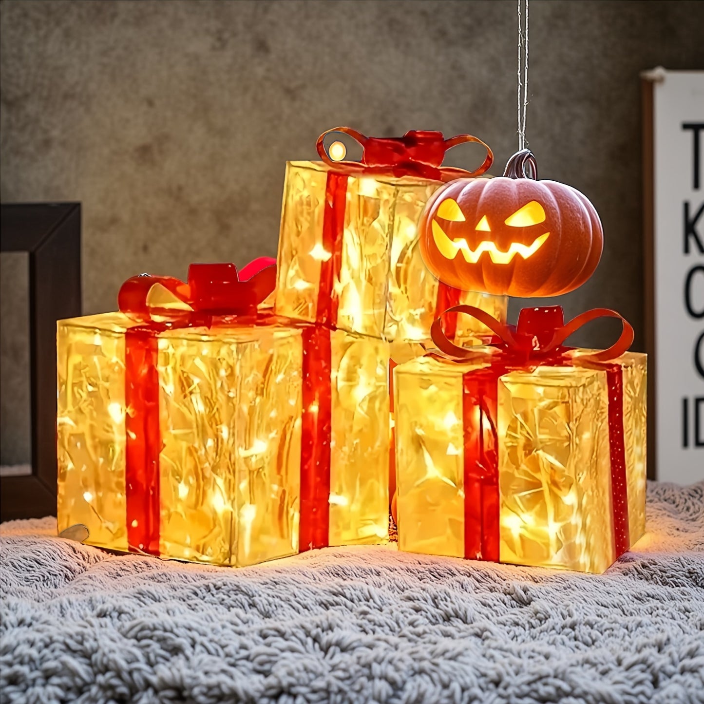 SET OF 3 - EXQUISITE CHRISTMAS NIGHT LIGHT DECORATIONS