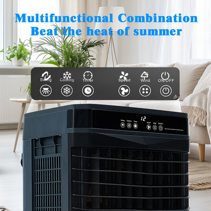 14,000 BTU PORTABLE QUIET AIR CONDITIONER W/REMOTE WINDOWLESS
