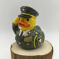 2.75in x 2.75in x 2.56in - RESIN ARMY DUCK ORNAMENT DESK STATUE