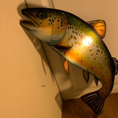 1pc - DECORATIVE RUSTIC METAL FISH WALL ART