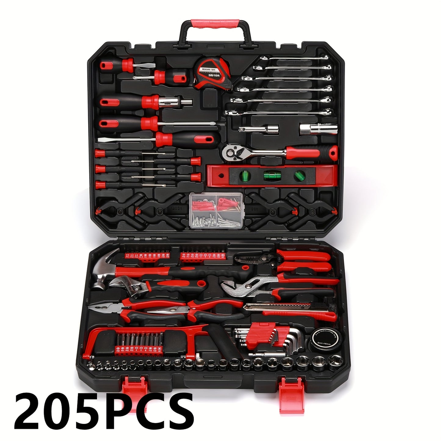 205-Pieces - HOUSEHOLD HAND TOOL MIXED COMBO KIT