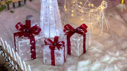 SET OF 3 - EXQUISITE CHRISTMAS NIGHT LIGHT DECORATIONS
