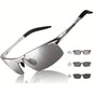 PHOTOCHROMIC POLARIZED MEN'S SUNGLASSES UV400 PROTECTION