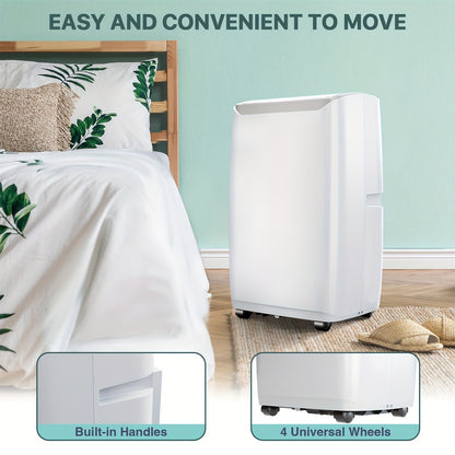 3-in-1 - 12,000 BTU PORTABLE AIR CONDITIONER, COOL 500 SQ FT