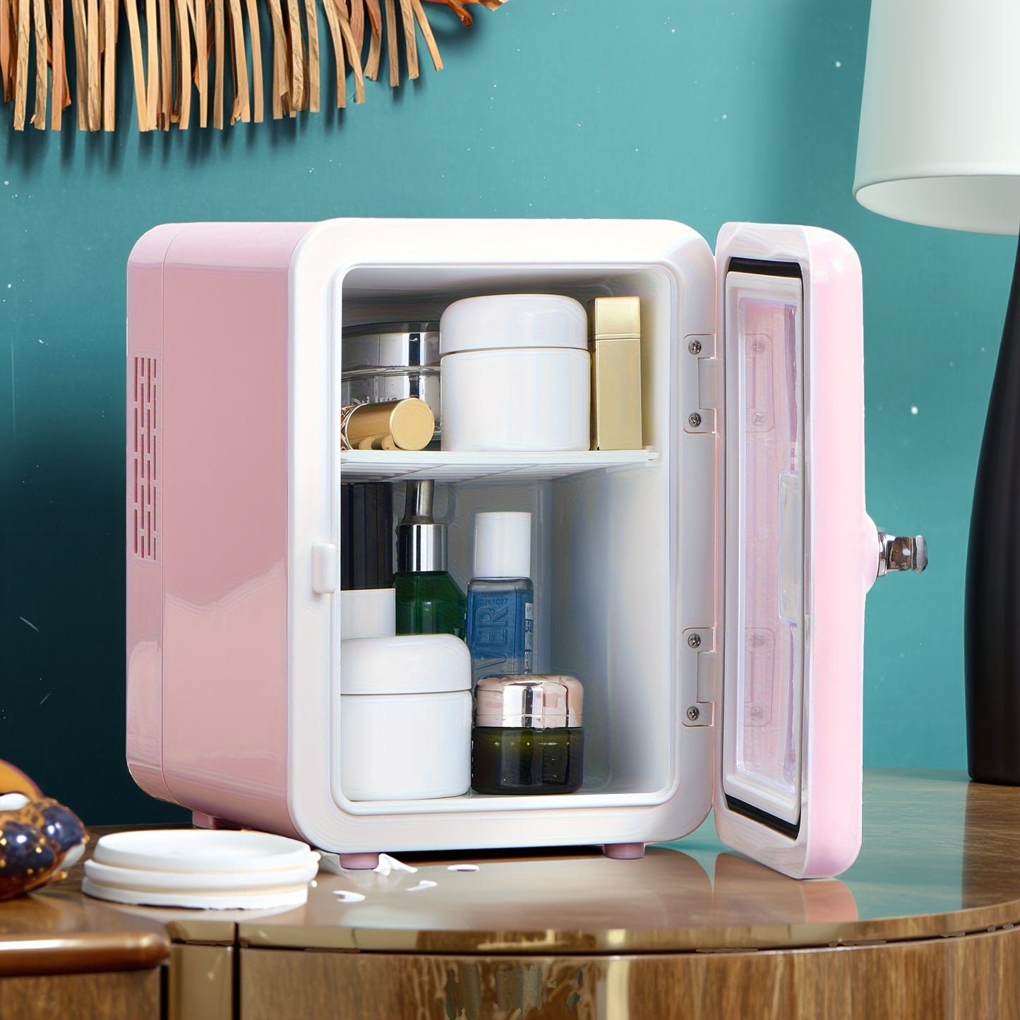 4-LITRE - DUAL PURPOSE MINI REFRIGERATOR DRINK COOLER/COSMETICS