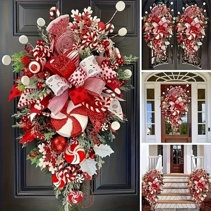 LUXURIOUS ELEGANT CHRISTMAS FRONT DOOR WREATH DECORATIONS